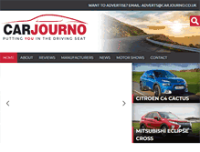 Tablet Screenshot of carjourno.co.uk